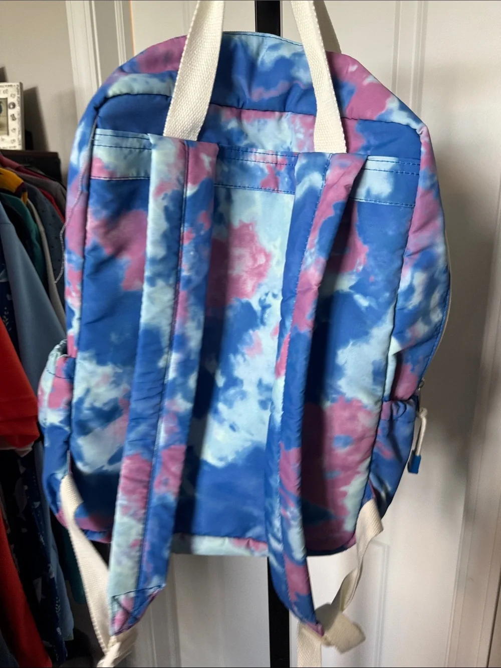 wild fable Tie-Dye Daypack in Blue, Pink & Cream